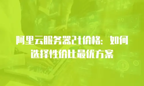 阿里云服务器2t价格：如何选择性价比最优方案