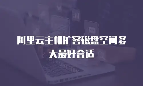 阿里云主机扩容磁盘空间多大最好合适