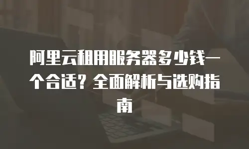 阿里云租用服务器多少钱一个合适？全面解析与选购指南