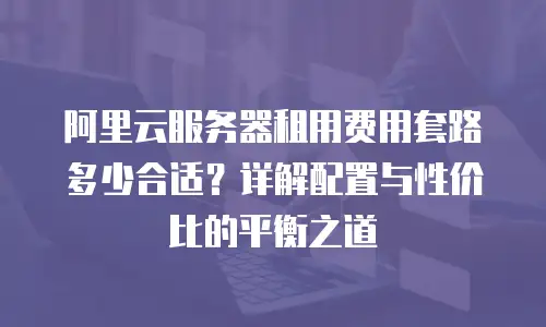 阿里云服务器租用费用套路多少合适？详解配置与性价比的平衡之道