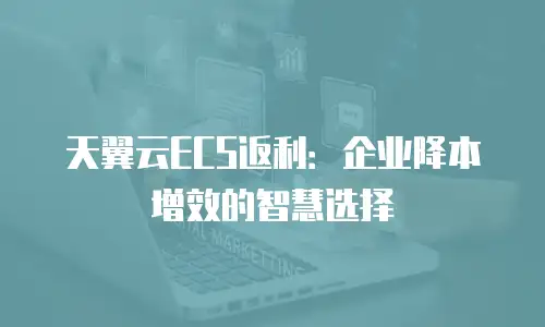 天翼云ECS返利：企业降本增效的智慧选择