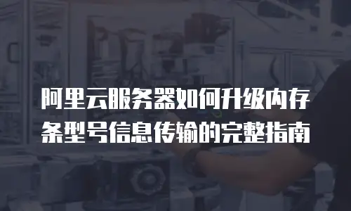 阿里云服务器如何升级内存条型号信息传输的完整指南