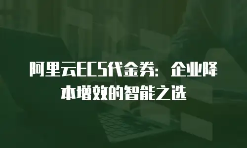 阿里云ECS代金券：企业降本增效的智能之选