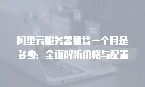 阿里云服务器租赁一个月是多少：全面解析价格与配置