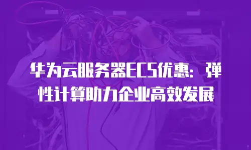 华为云服务器ECS优惠：弹性计算助力企业高效发展