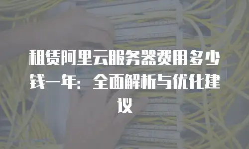 租赁阿里云服务器费用多少钱一年：全面解析与优化建议