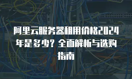 阿里云服务器租用价格2024年是多少？全面解析与选购指南