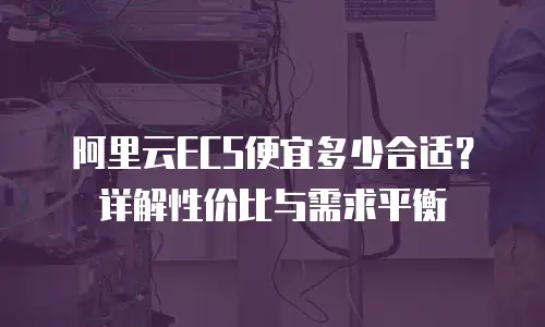 阿里云ECS便宜多少合适？详解性价比与需求平衡