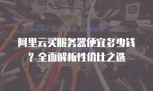 阿里云买服务器便宜多少钱？全面解析性价比之选