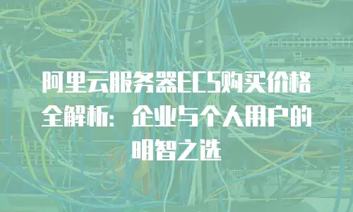 阿里云服务器ECS购买价格全解析：企业与个人用户的明智之选