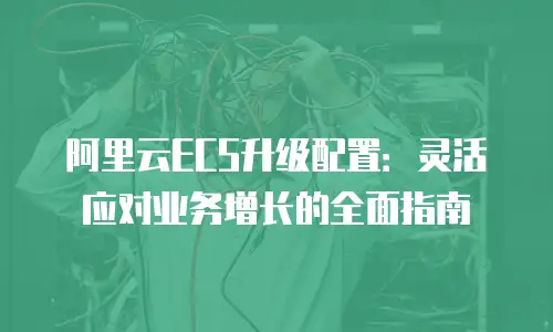 阿里云ECS升级配置：灵活应对业务增长的全面指南