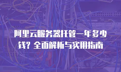 阿里云服务器托管一年多少钱？全面解析与实用指南