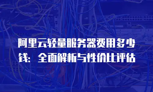 阿里云轻量服务器费用多少钱：全面解析与性价比评估