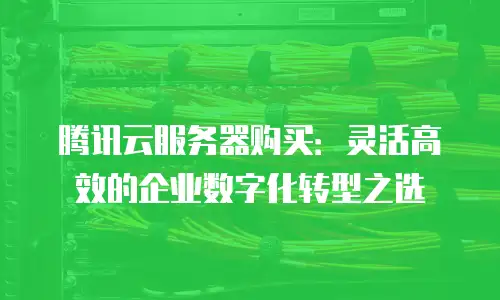 腾讯云服务器购买：灵活高效的企业数字化转型之选