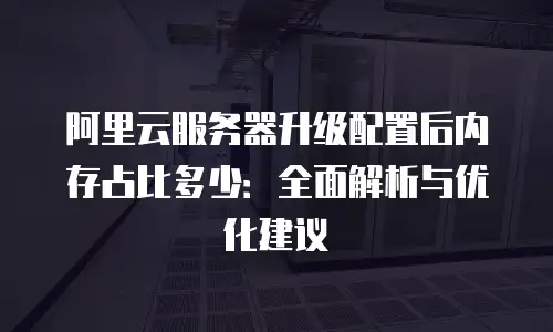 阿里云服务器升级配置后内存占比多少：全面解析与优化建议