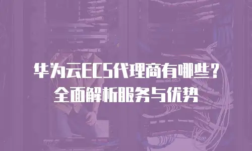 华为云ECS代理商有哪些？全面解析服务与优势