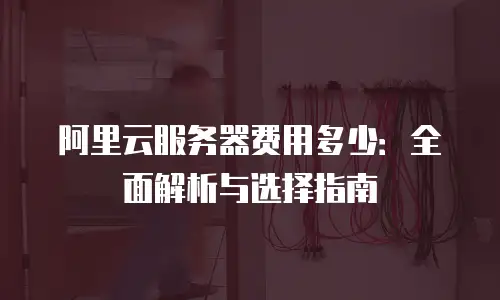 阿里云服务器费用多少：全面解析与选择指南