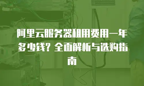 阿里云服务器租用费用一年多少钱？全面解析与选购指南
