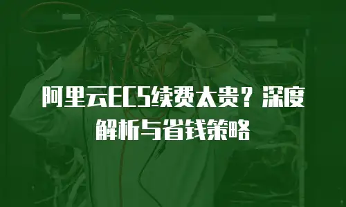 阿里云ECS续费太贵？深度解析与省钱策略