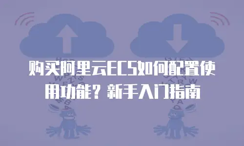 购买阿里云ECS如何配置使用功能？新手入门指南