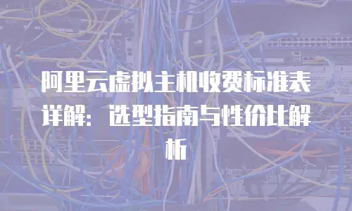 阿里云虚拟主机收费标准表详解：选型指南与性价比解析
