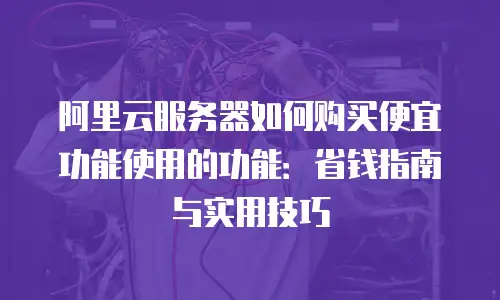 阿里云服务器如何购买便宜功能使用的功能：省钱指南与实用技巧