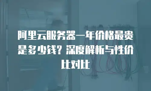 阿里云服务器一年价格最贵是多少钱？深度解析与性价比对比