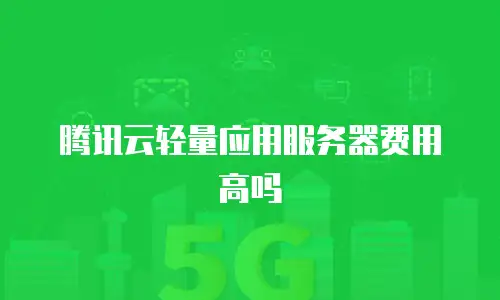 腾讯云轻量应用服务器费用高吗