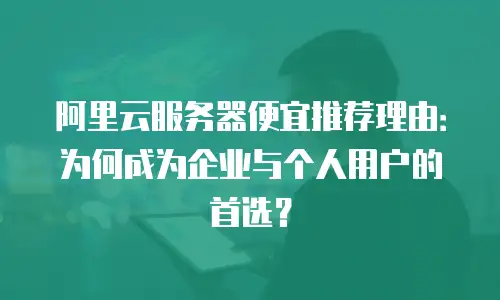 阿里云服务器便宜推荐理由：为何成为企业与个人用户的首选？