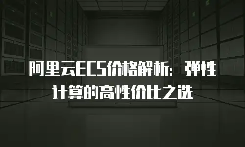 阿里云ECS价格解析：弹性计算的高性价比之选