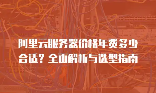 阿里云服务器价格年费多少合适？全面解析与选型指南