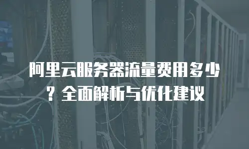 阿里云服务器流量费用多少？全面解析与优化建议