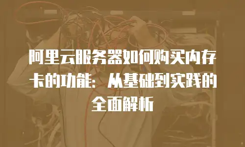 阿里云服务器如何购买内存卡的功能：从基础到实践的全面解析