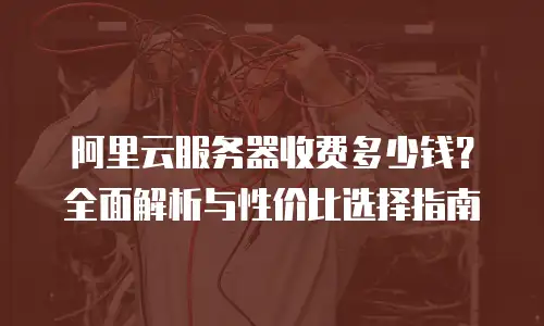阿里云服务器收费多少钱？全面解析与性价比选择指南