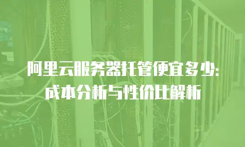 阿里云服务器托管便宜多少：成本分析与性价比解析