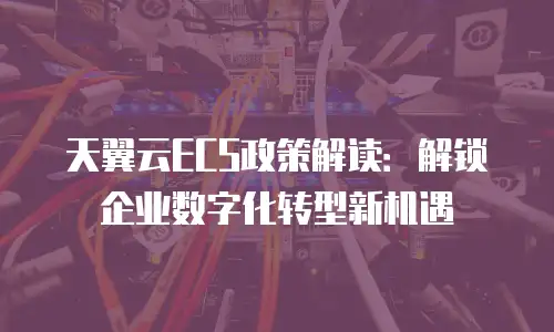 天翼云ECS政策解读：解锁企业数字化转型新机遇