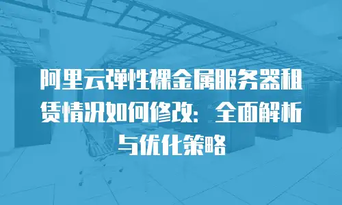 阿里云弹性裸金属服务器租赁情况如何修改：全面解析与优化策略