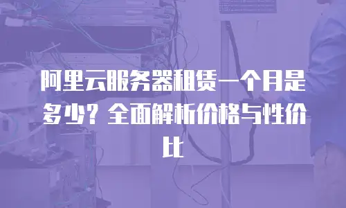 阿里云服务器租赁一个月是多少？全面解析价格与性价比
