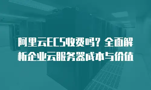 阿里云ECS收费吗？全面解析企业云服务器成本与价值