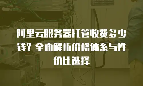 阿里云服务器托管收费多少钱？全面解析价格体系与性价比选择