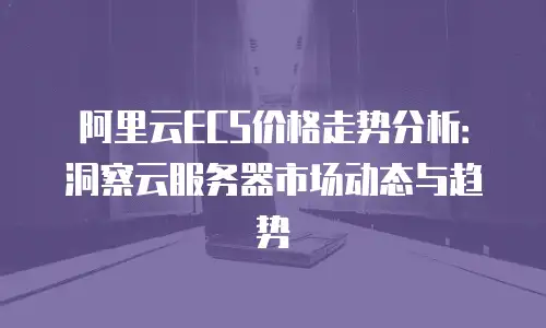 阿里云ECS价格走势分析：洞察云服务器市场动态与趋势