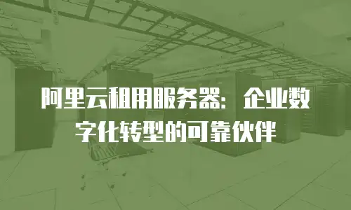 阿里云租用服务器：企业数字化转型的可靠伙伴