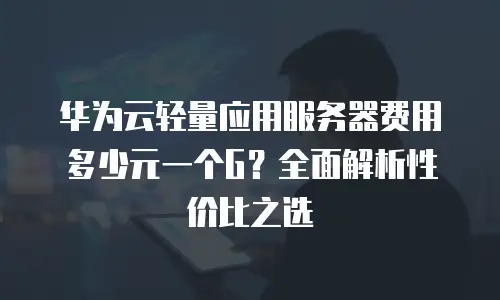 华为云轻量应用服务器费用多少元一个G？全面解析性价比之选