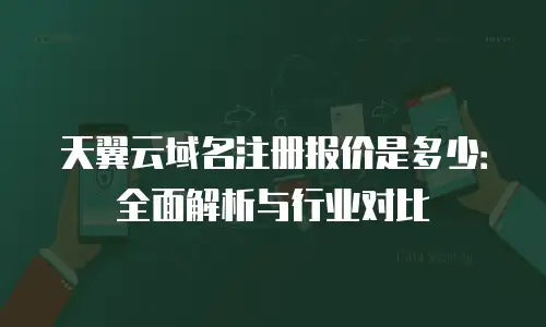 天翼云域名注册报价是多少：全面解析与行业对比