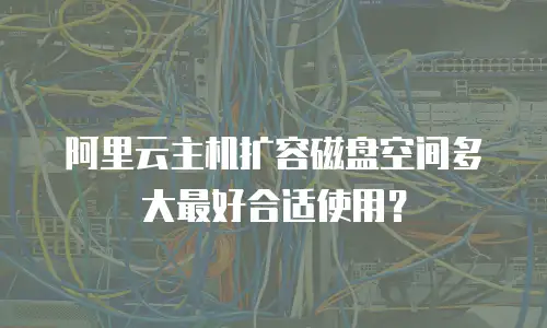 阿里云主机扩容磁盘空间多大最好合适使用？