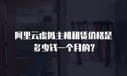 阿里云虚拟主机租赁价格是多少钱一个月的？