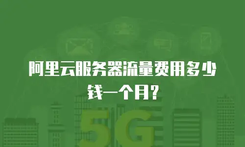 阿里云服务器流量费用多少钱一个月？