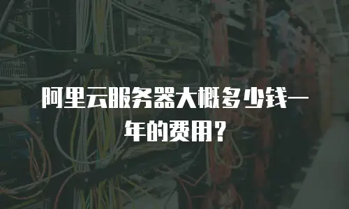 阿里云服务器大概多少钱一年的费用？