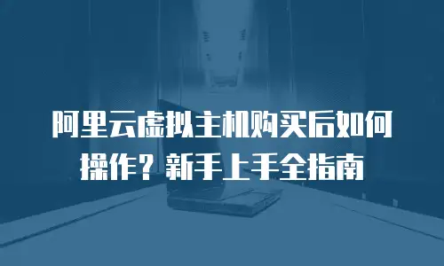 阿里云虚拟主机购买后如何操作？新手上手全指南