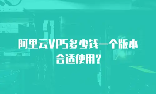 阿里云VPS多少钱一个版本合适使用？